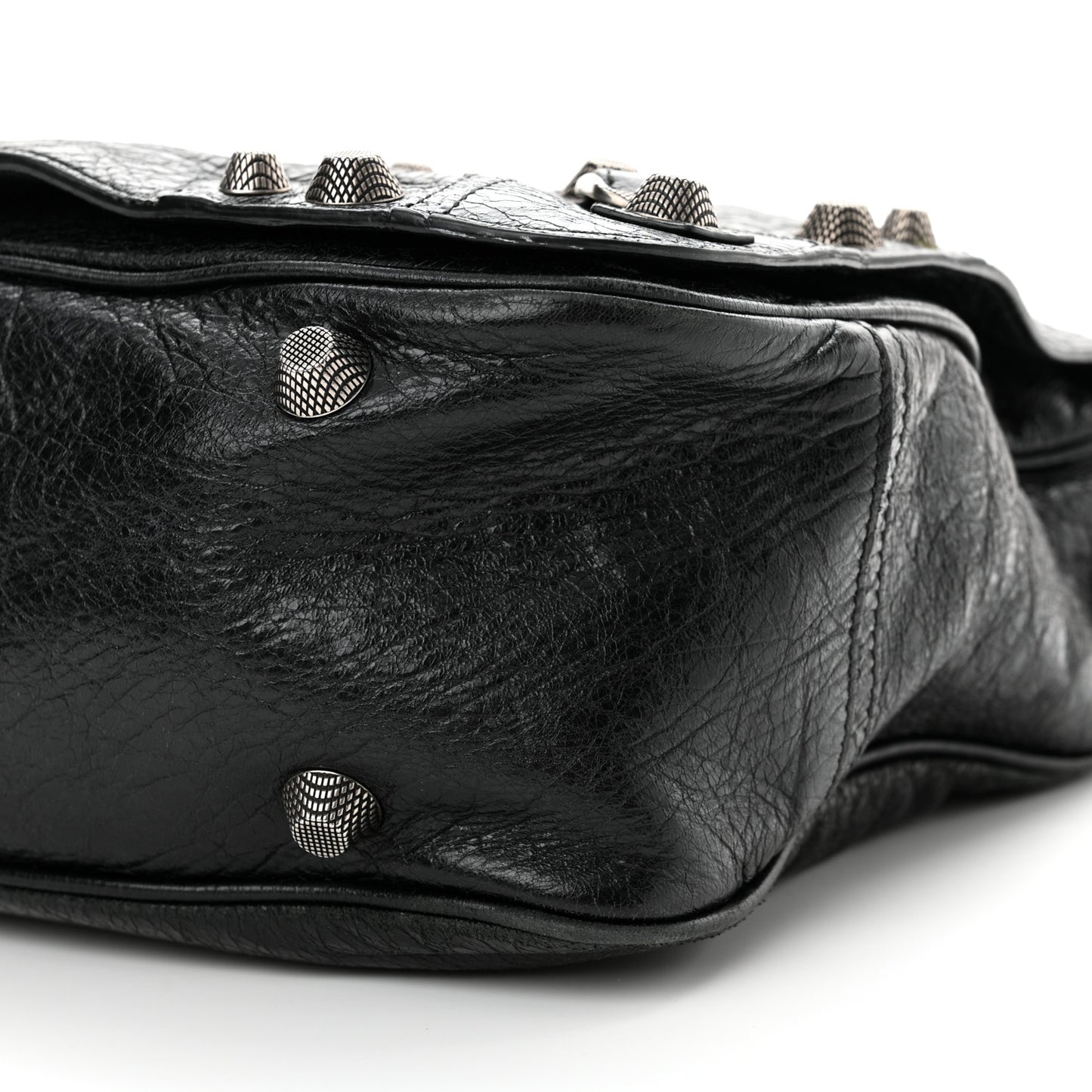 Agneau Arena Medium Le Cagole Messenger Bag Black