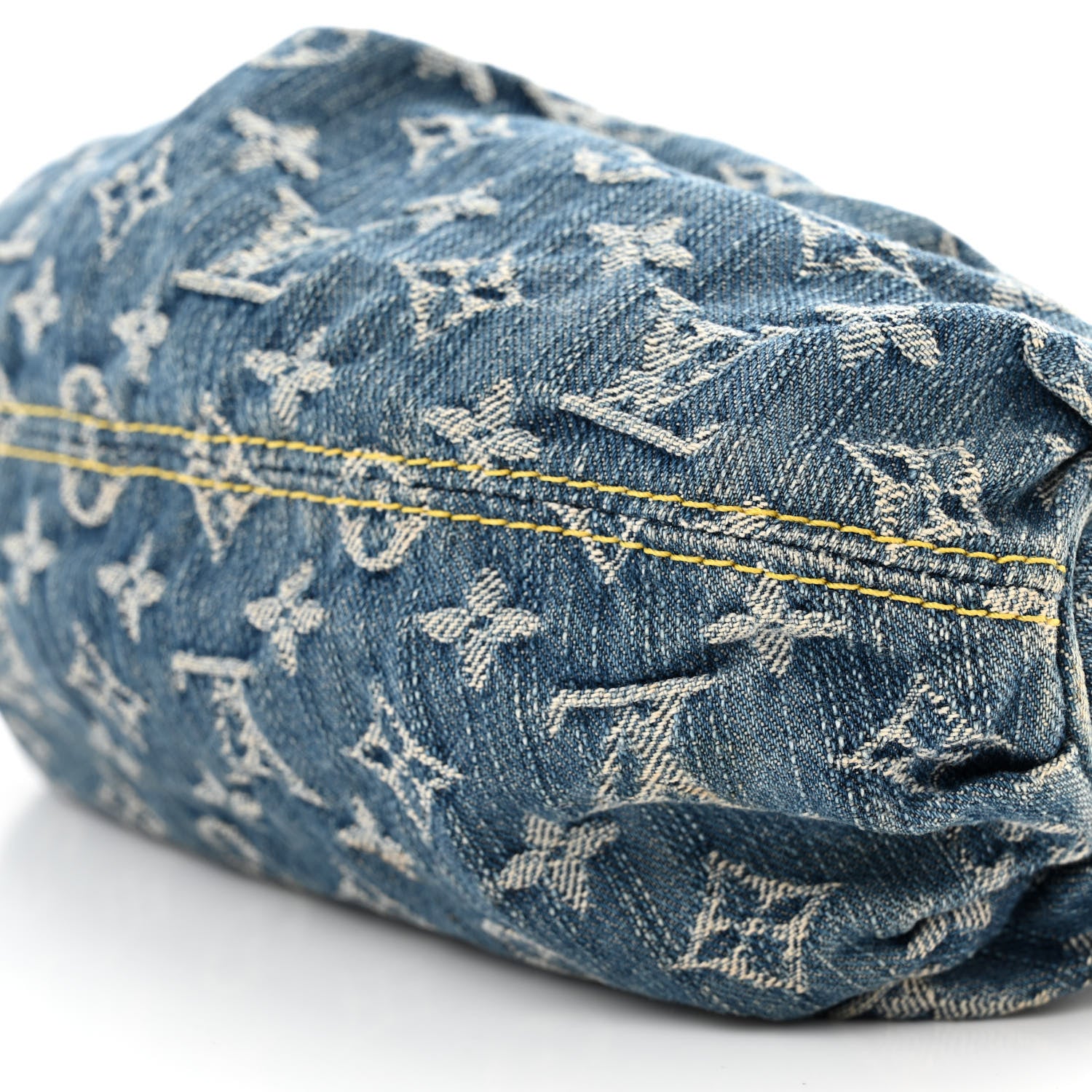 Louis Vuitton Monogram Denim Pleaty Blue 4 of 9