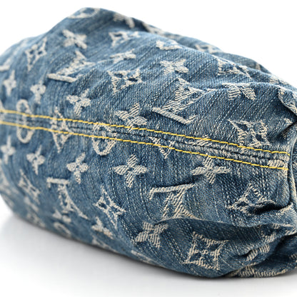 Louis Vuitton Monogram Denim Pleaty Blue 4 of 9