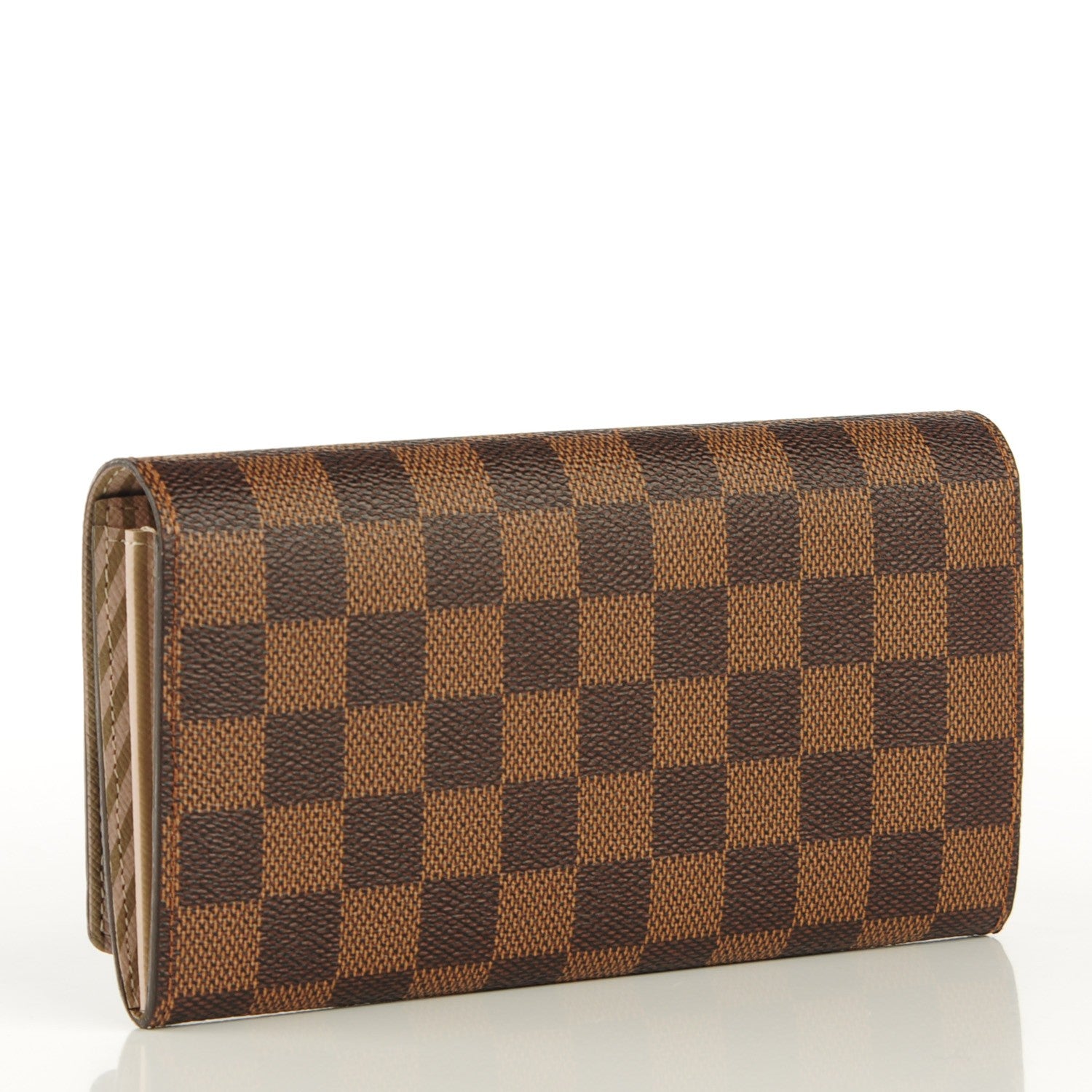 Louis Vuitton Damier Ebene Trunks and Locks Sarah Wallet 3 of 7