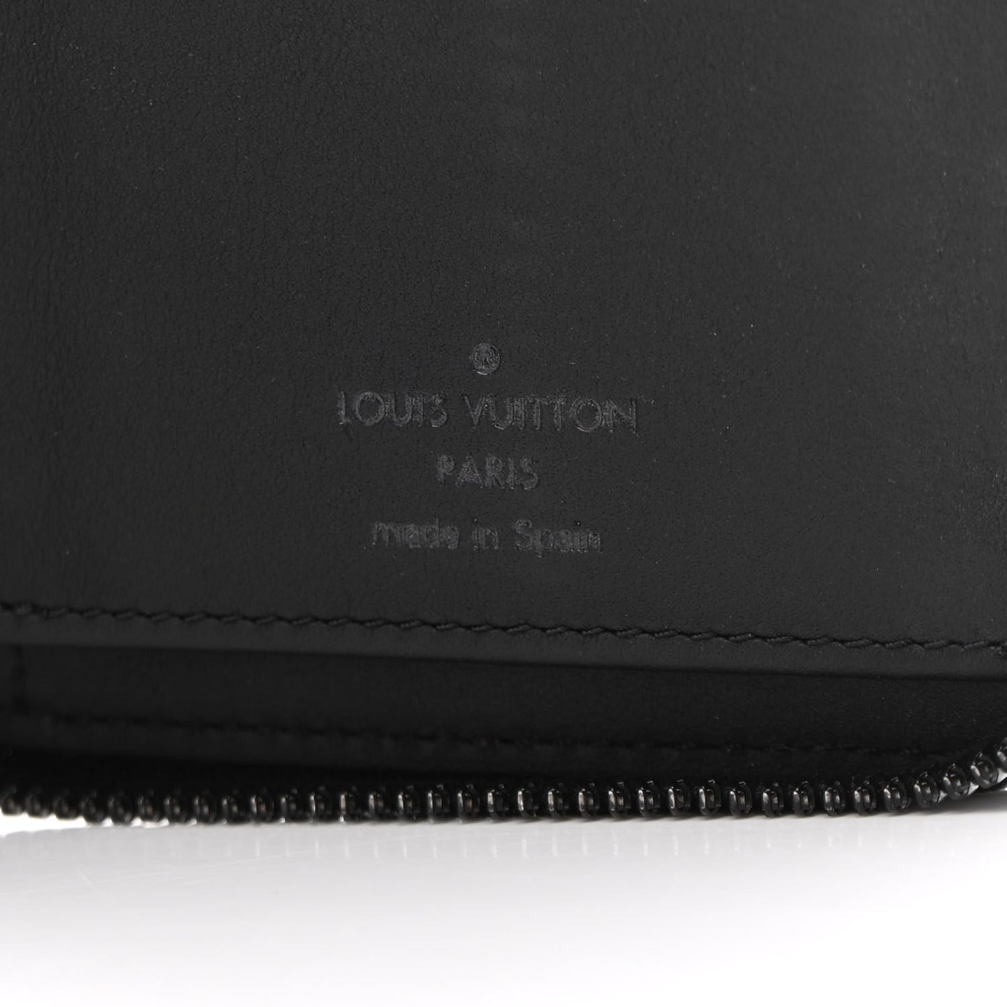 Calfskin Monogram Shadow Vertical Zippy Wallet Black