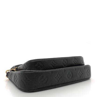 Louis Vuitton Empreinte Monogram Giant Multi Pochette Accessories Black 4 of 11