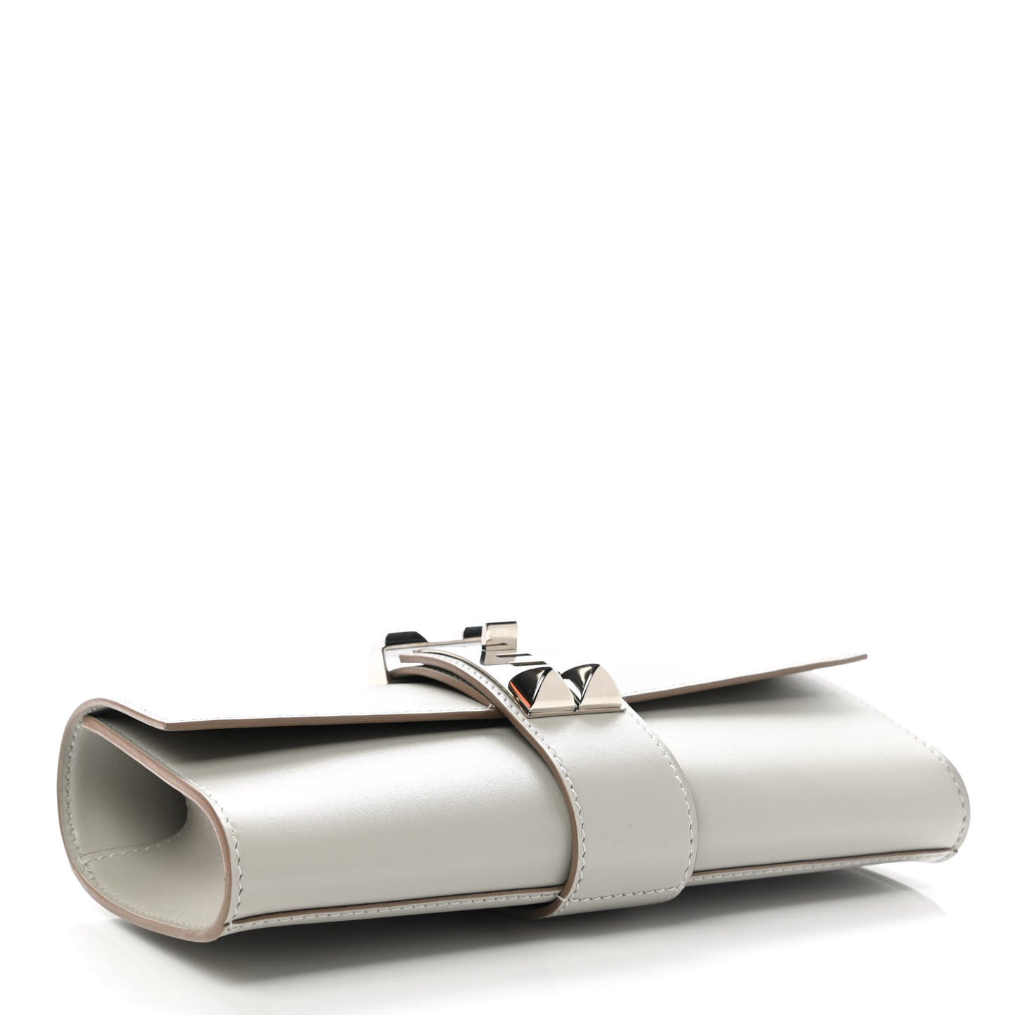 Tadelakt Medor Clutch 23 Gris Perle