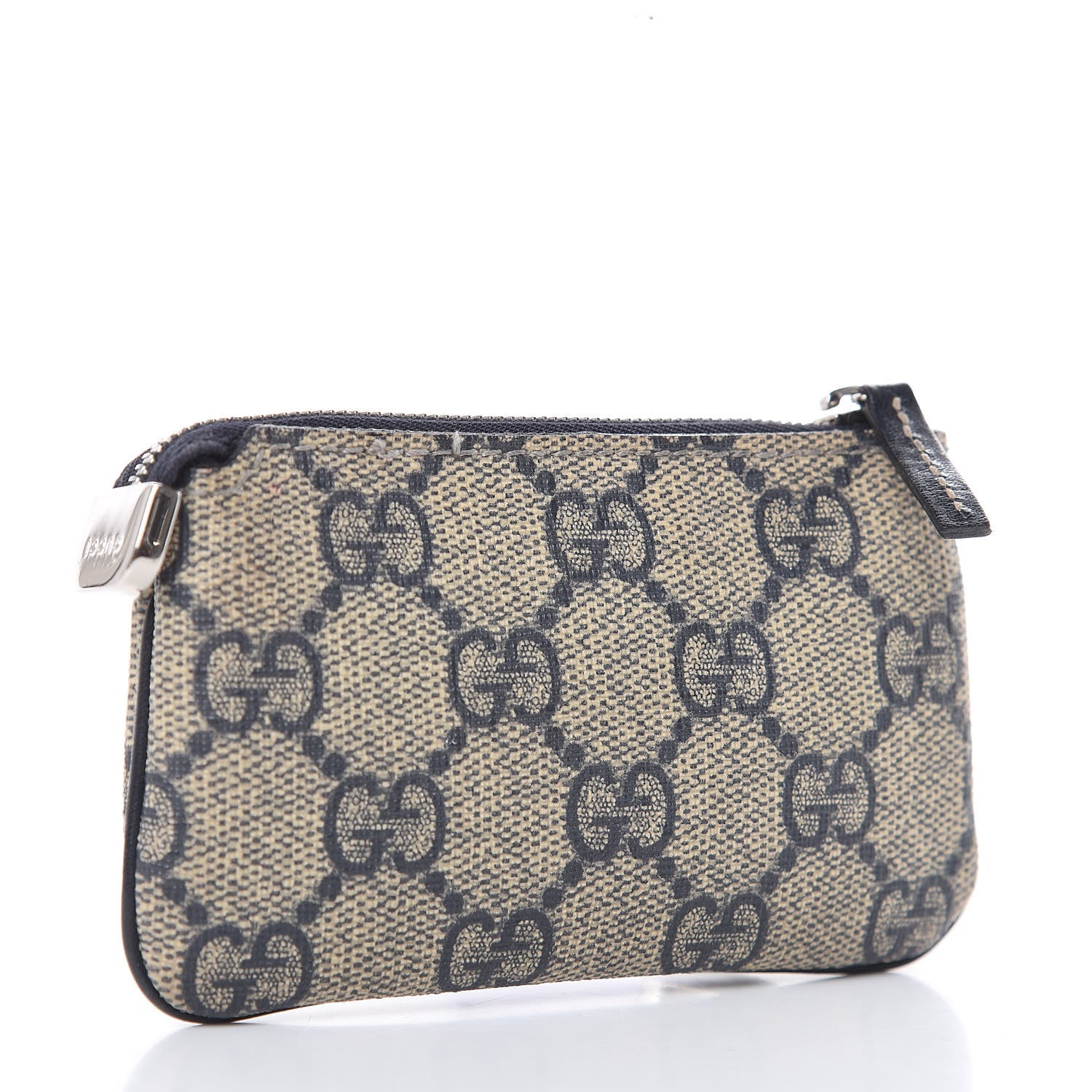 Gucci GG Supreme Monogram Key Case Beige Blue 3 of 8