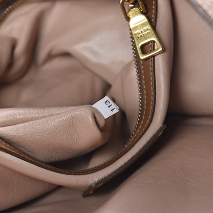 Prada Vitello Daino Shoulder Bag Cuoio 7 of 12