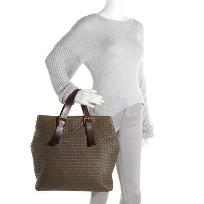 Bottega Veneta Intrecciato Light Calf Shopper Tote 2 of 8