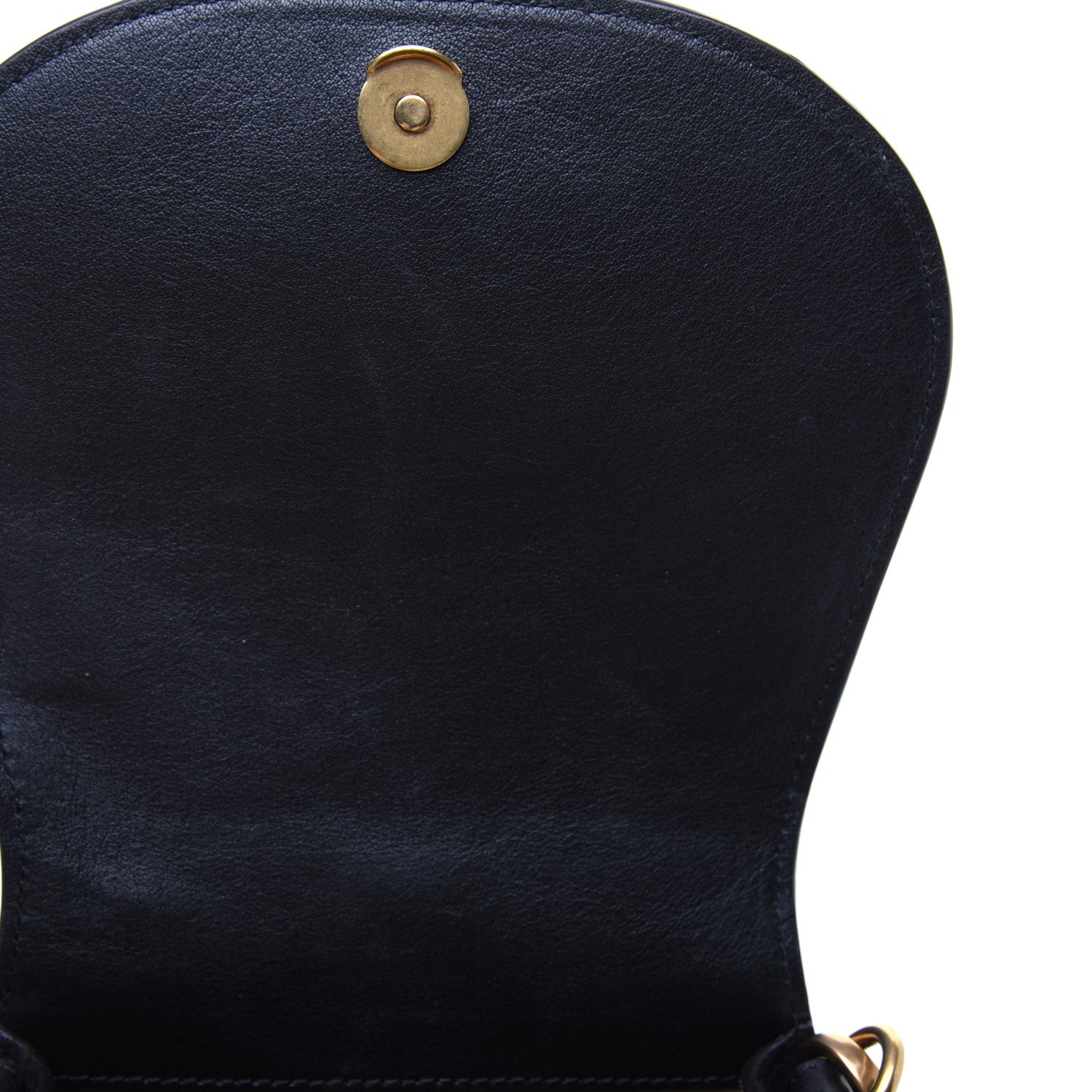Chloe Calfskin Suede Small Nile Bracelet Bag Black 10 of 14