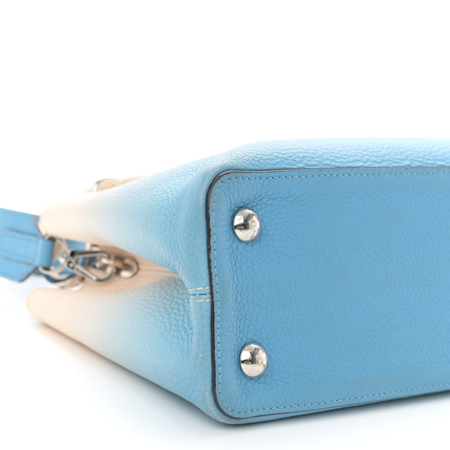 Louis Vuitton Taurillon Capucines MM Gradient Blue 8 of 13