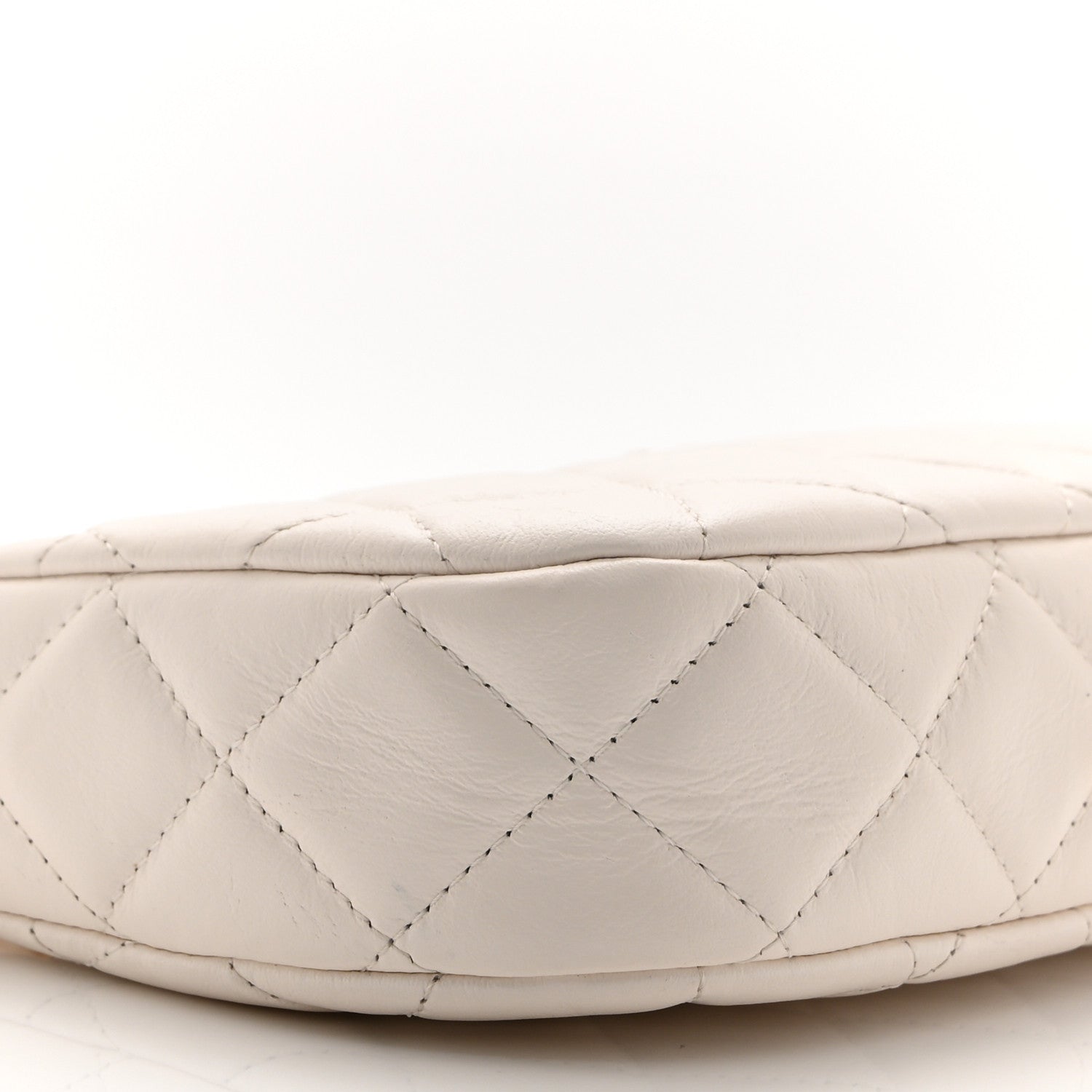 Chanel Aged Calfskin Quilted Small Chanel 19 Hobo White 9 of 10