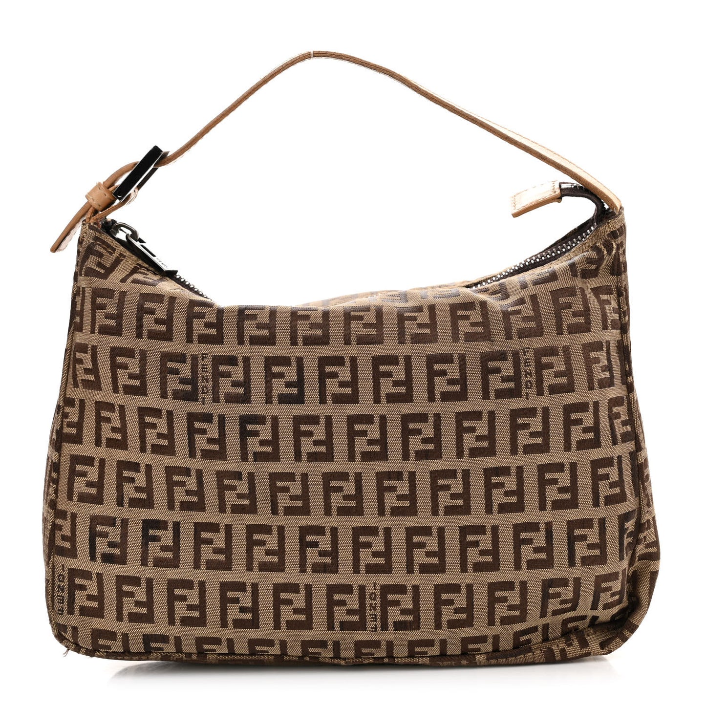 Zucchino Vitello Mini Pochette Tobacco