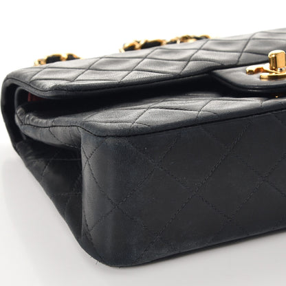 Chanel Lambskin Quilted Small Double Flap Navy 9 of 14