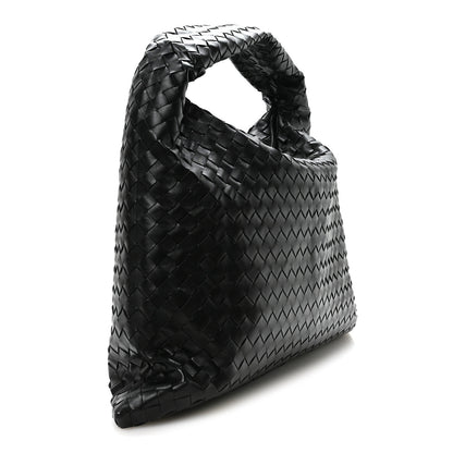 Bottega Veneta Calfskin Intrecciato Large Hop Black 3 of 10