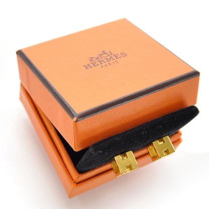 Hermes Cage d H Earrings Gold 4 of 4
