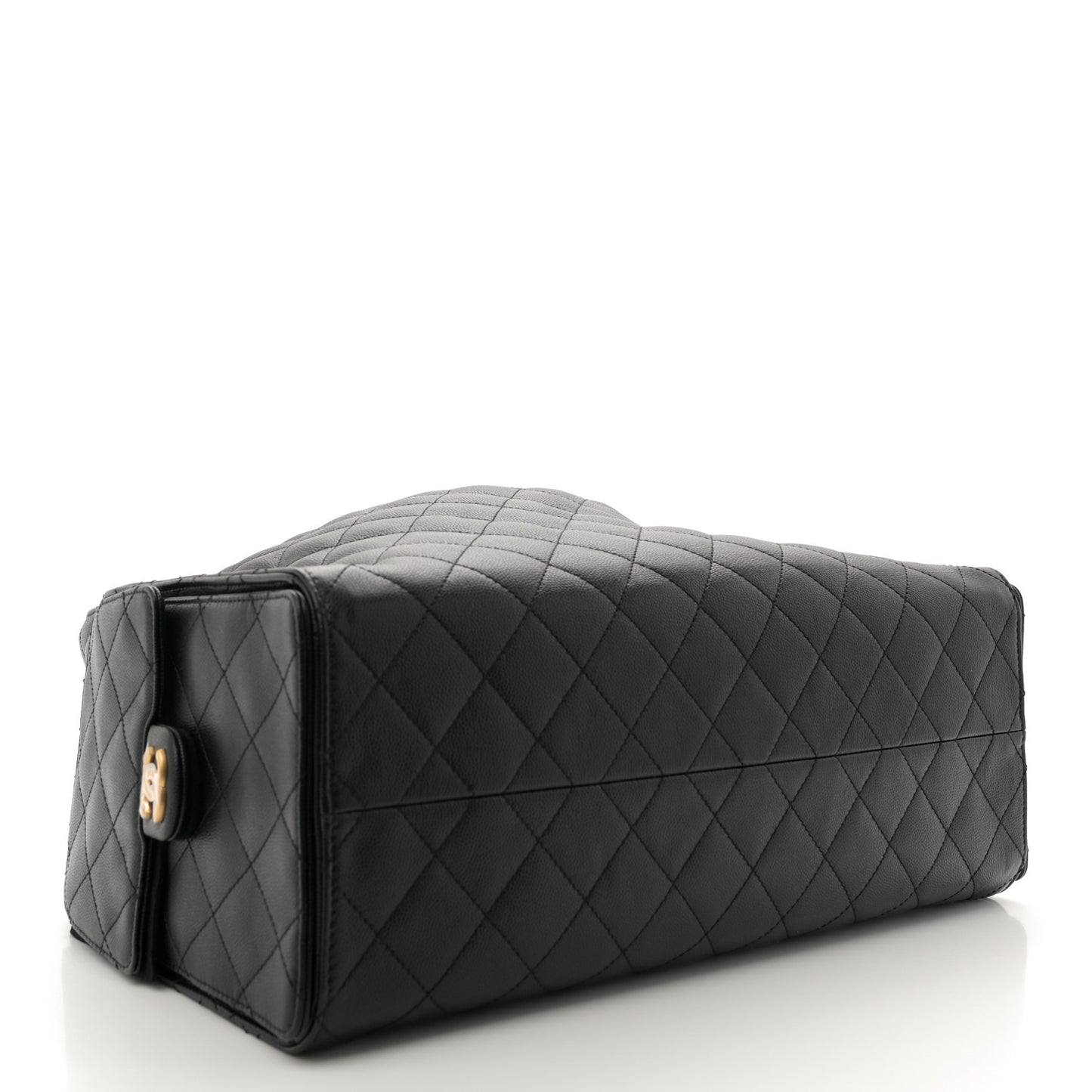 Caviar Quilted Large Chanel 25 Handbag Black
