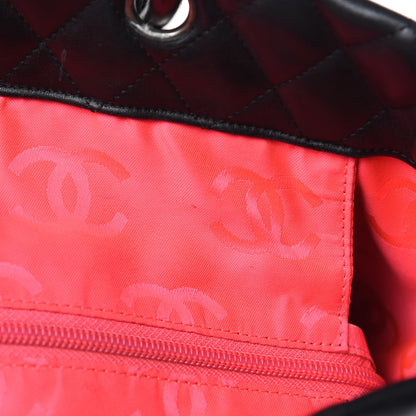 Chanel Calfskin Quilted Large Cambon Tote Black 17 of 18