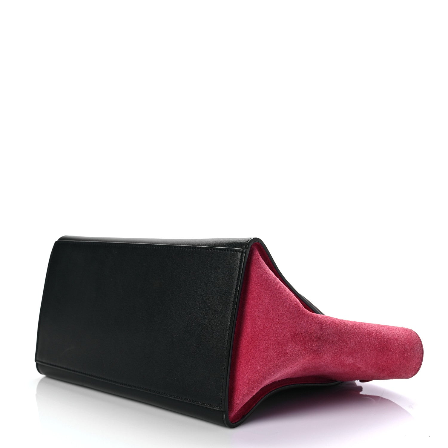 Celine Smooth Calfskin Suede Small Tri-Color Trapeze Pink 7 of 9