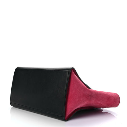 Celine Smooth Calfskin Suede Small Tri-Color Trapeze Pink 7 of 9