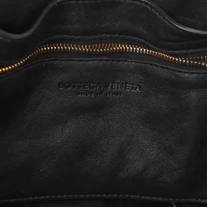 Bottega Veneta Paper Calfskin Maxi Intreccio Padded Cassette Crossbody Bag Black 6 of 9