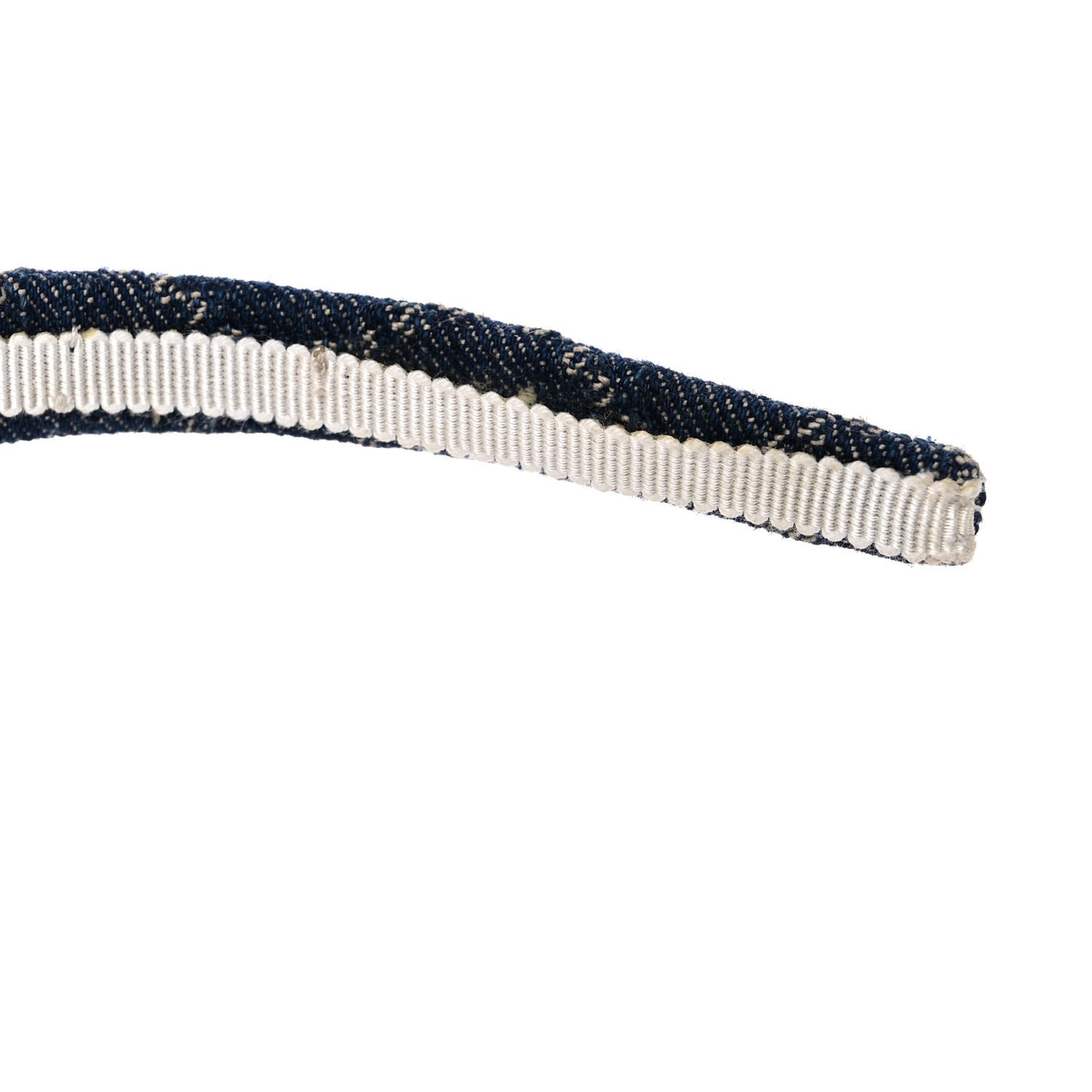 Denim Monogram Headband