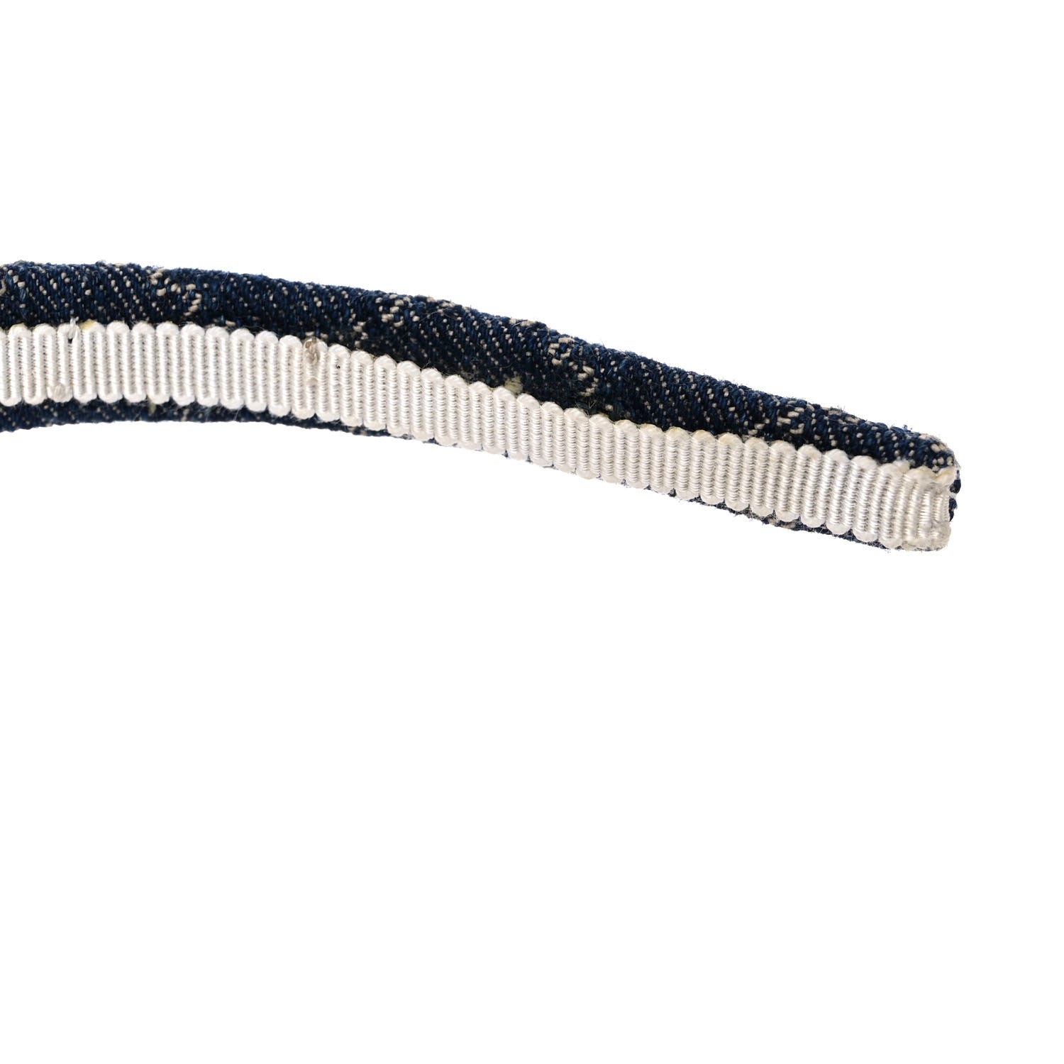 Gucci Denim Monogram Headband 8 of 9