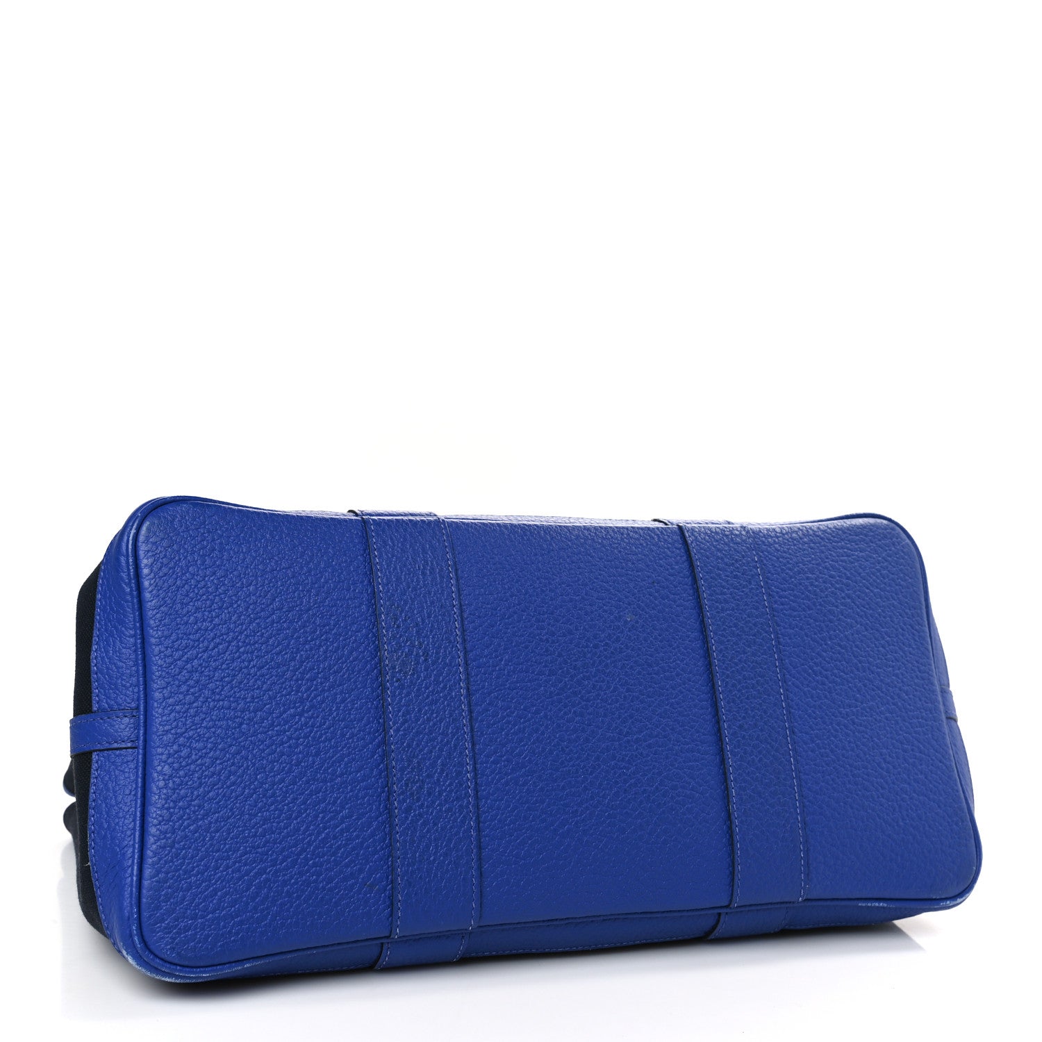 Hermes Toile Militaire Vache Country Garden Party 36 MM Black Bleu Electrique 4 of 12