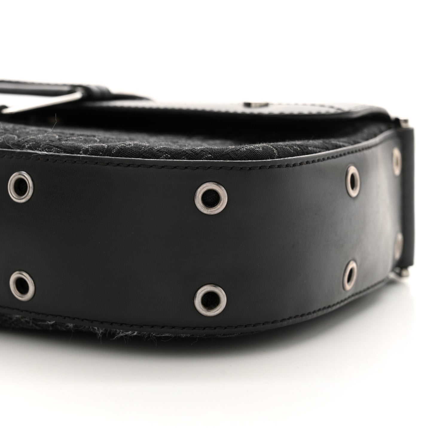 Monogram Calfskin Street Chic Columbus Ave Bag Black
