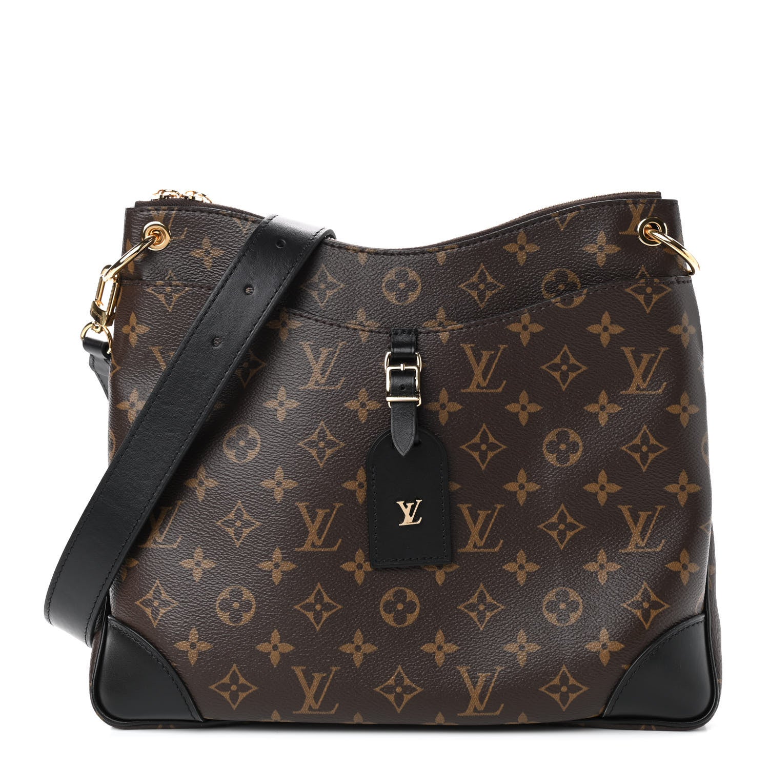 Louis Vuitton Monogram Odeon MM Black 1 of 6
