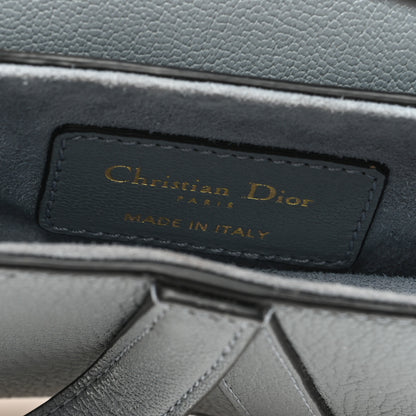 Christian Dior Goatskin Micro Saddle Bag Cloud Blue 6 of 9