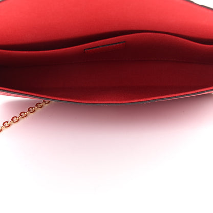 Louis Vuitton Empreinte Pochette Felicie Chain Wallet Scarlet 6 of 10