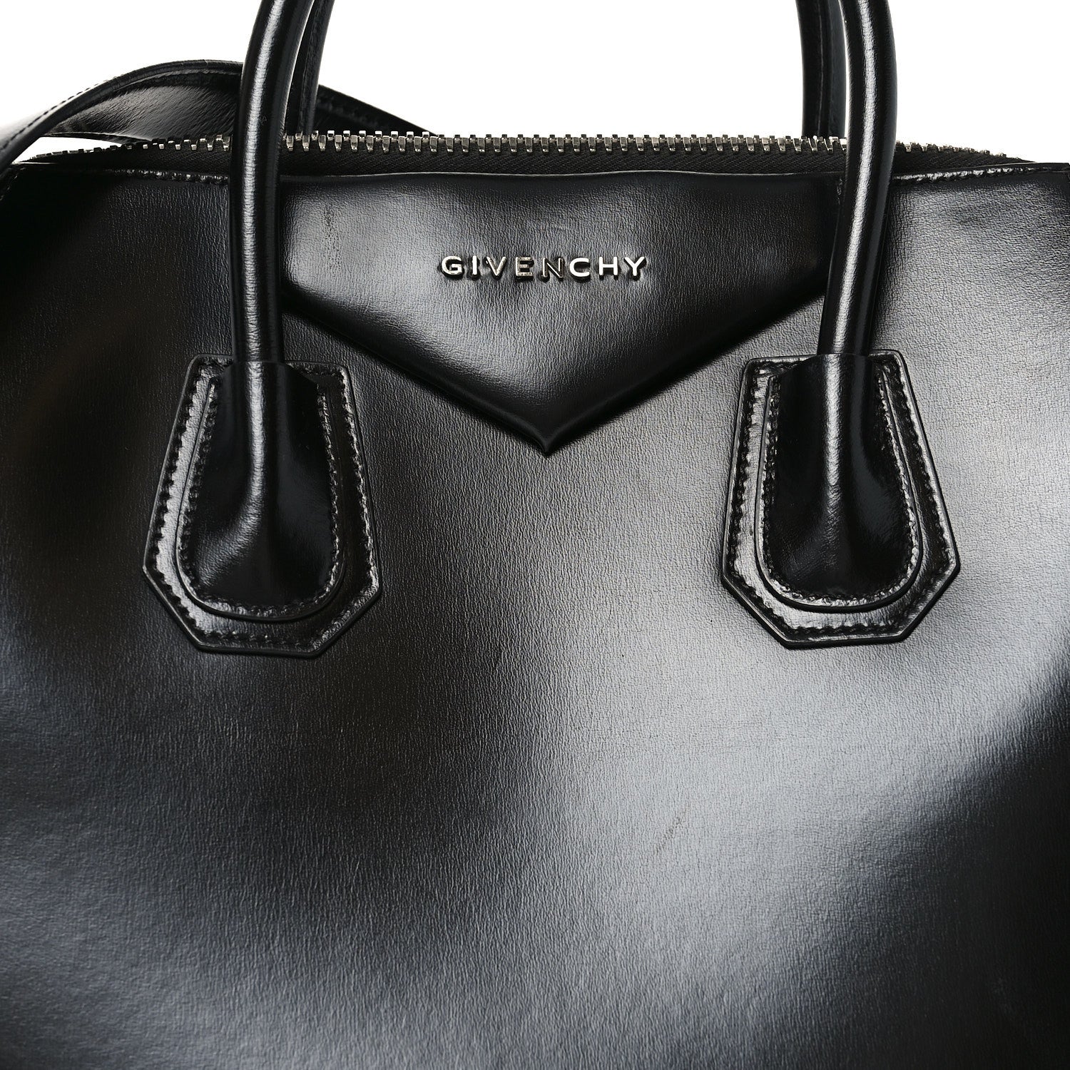 Givenchy Shiny Lord Calfskin Medium Antigona Black 7 of 9