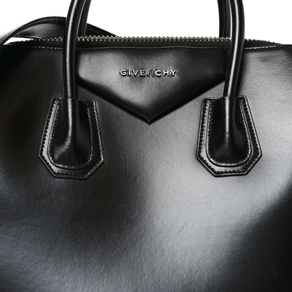 Givenchy Shiny Lord Calfskin Medium Antigona Black 7 of 9
