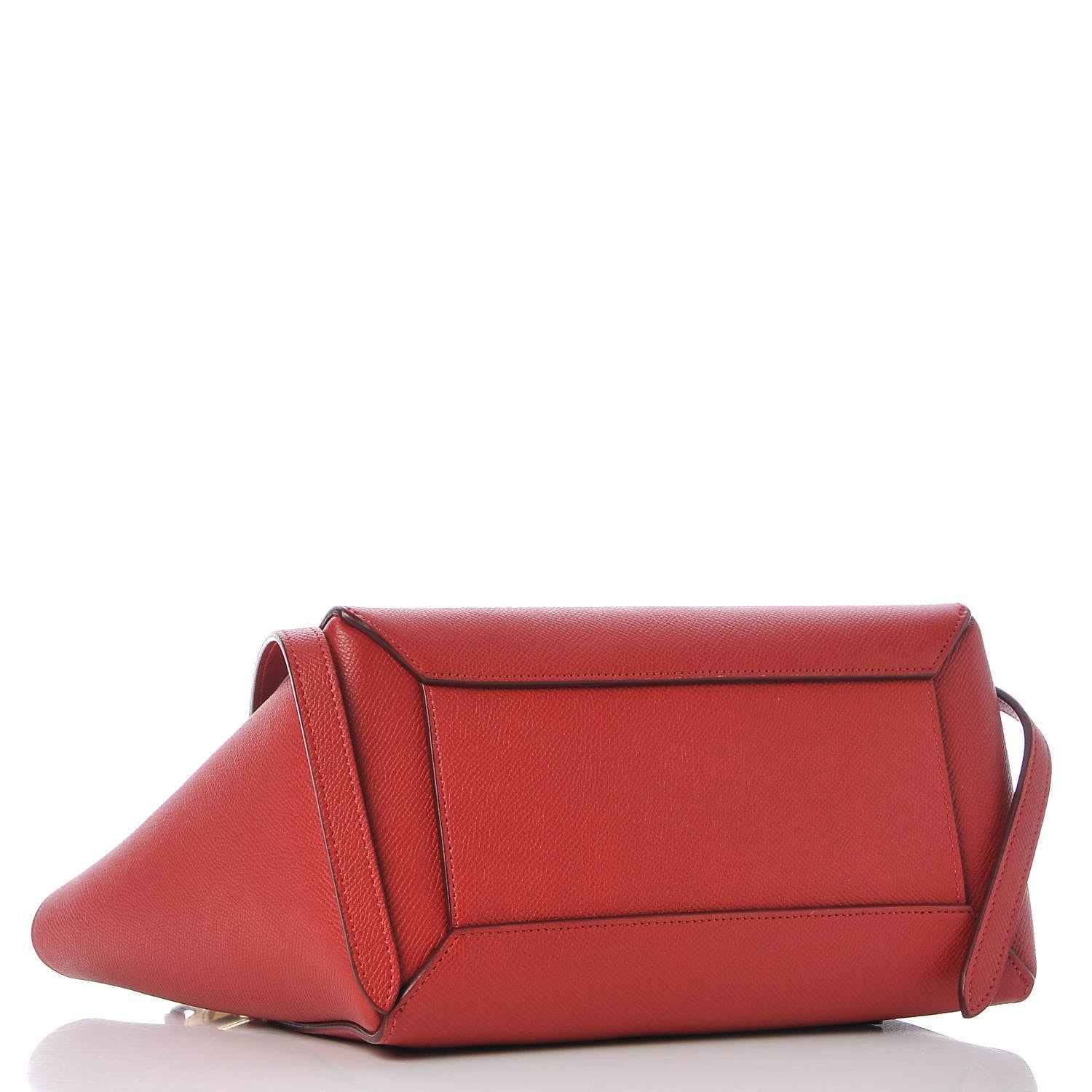 Celine Baby Grained Calfskin Micro Belt Bag Coquelicot 4 of 8