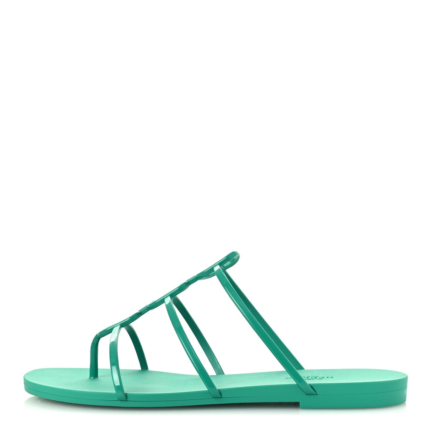 Rubber Womens Mykonos Sandals 38 Vert Tourmaline
