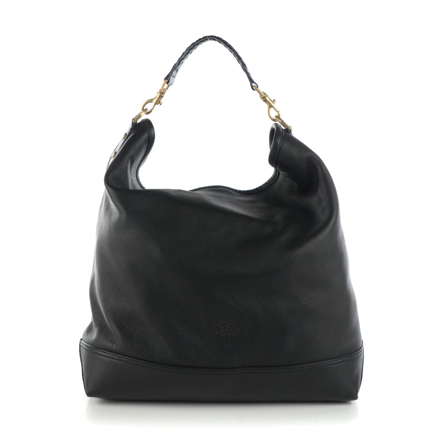 Pebbled Calfskin Effie Hobo Black