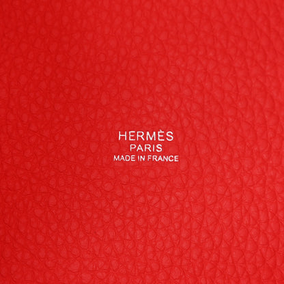 Hermes Taurillon Clemence Picotin Lock 18 PM Rose Texas 6 of 11