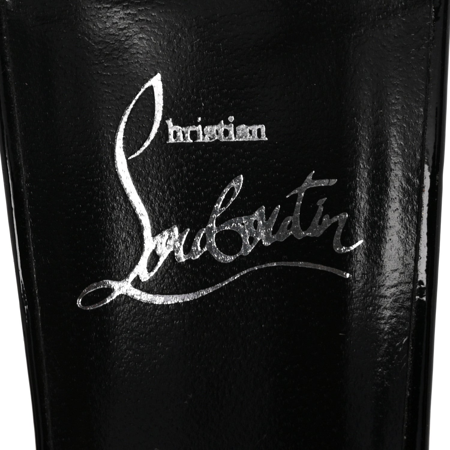 Christian Louboutin Patent Loo 130 Platform Sandals 40.5 Black 7 of 8