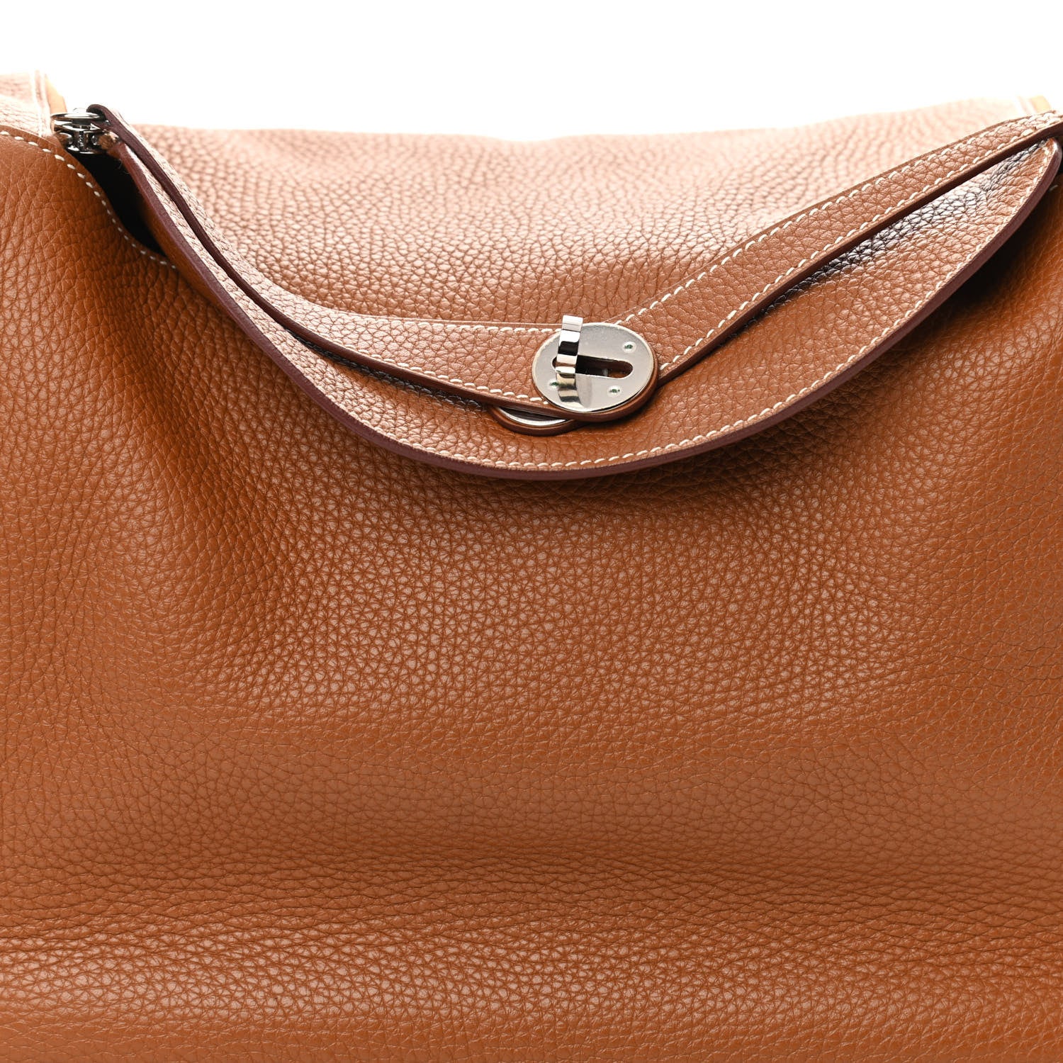 Hermes Taurillon Clemence Lindy 34 Gold 8 of 10