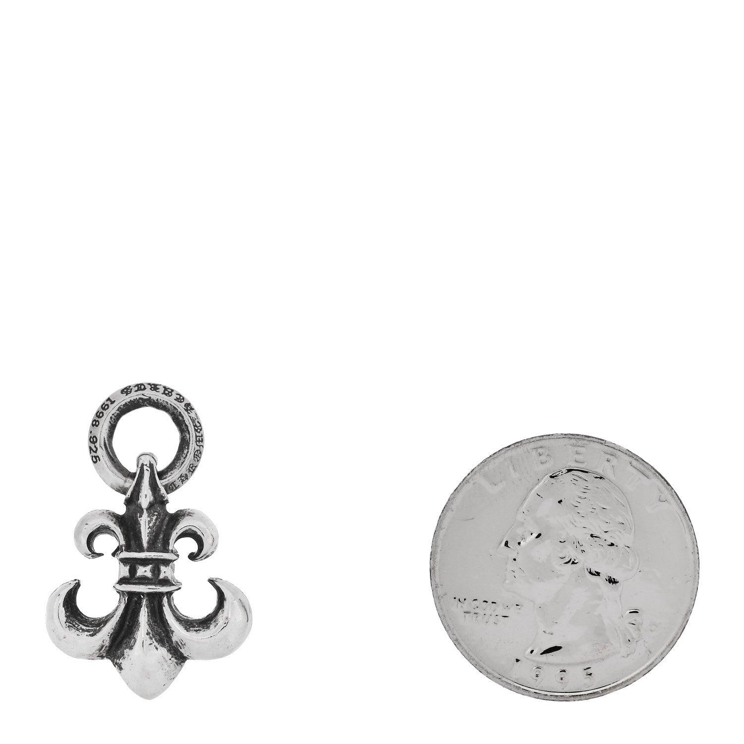 Chrome Hearts Sterling Silver Fleur de Lis Pendant 2 of 4