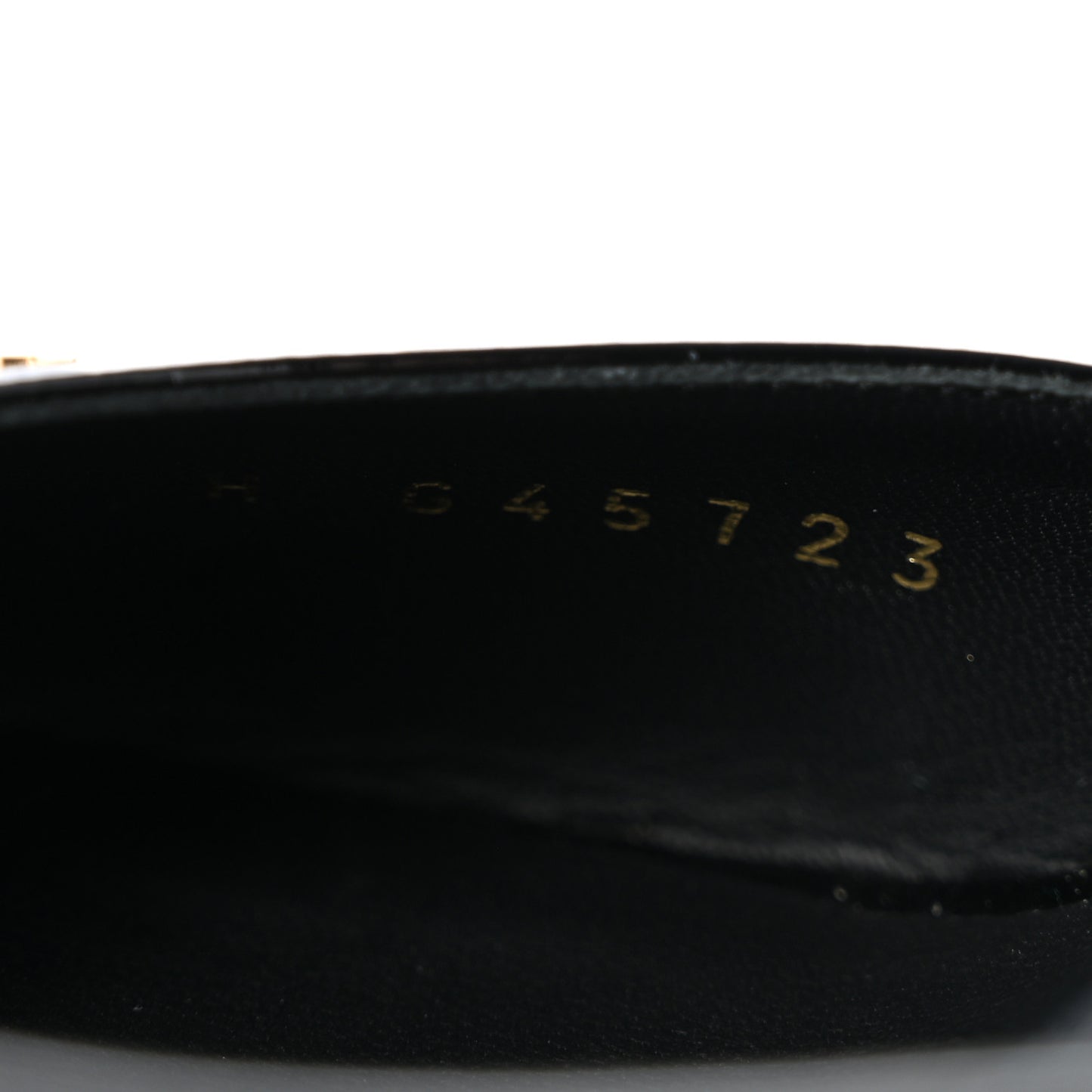Patent Calfskin CC Clover Sandals 37.5 Black