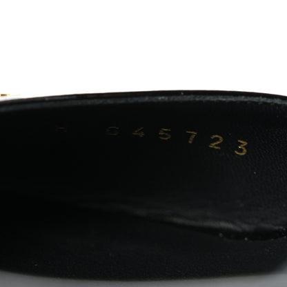 Chanel Patent Calfskin CC Clover Sandals 37.5 Black 9 of 10
