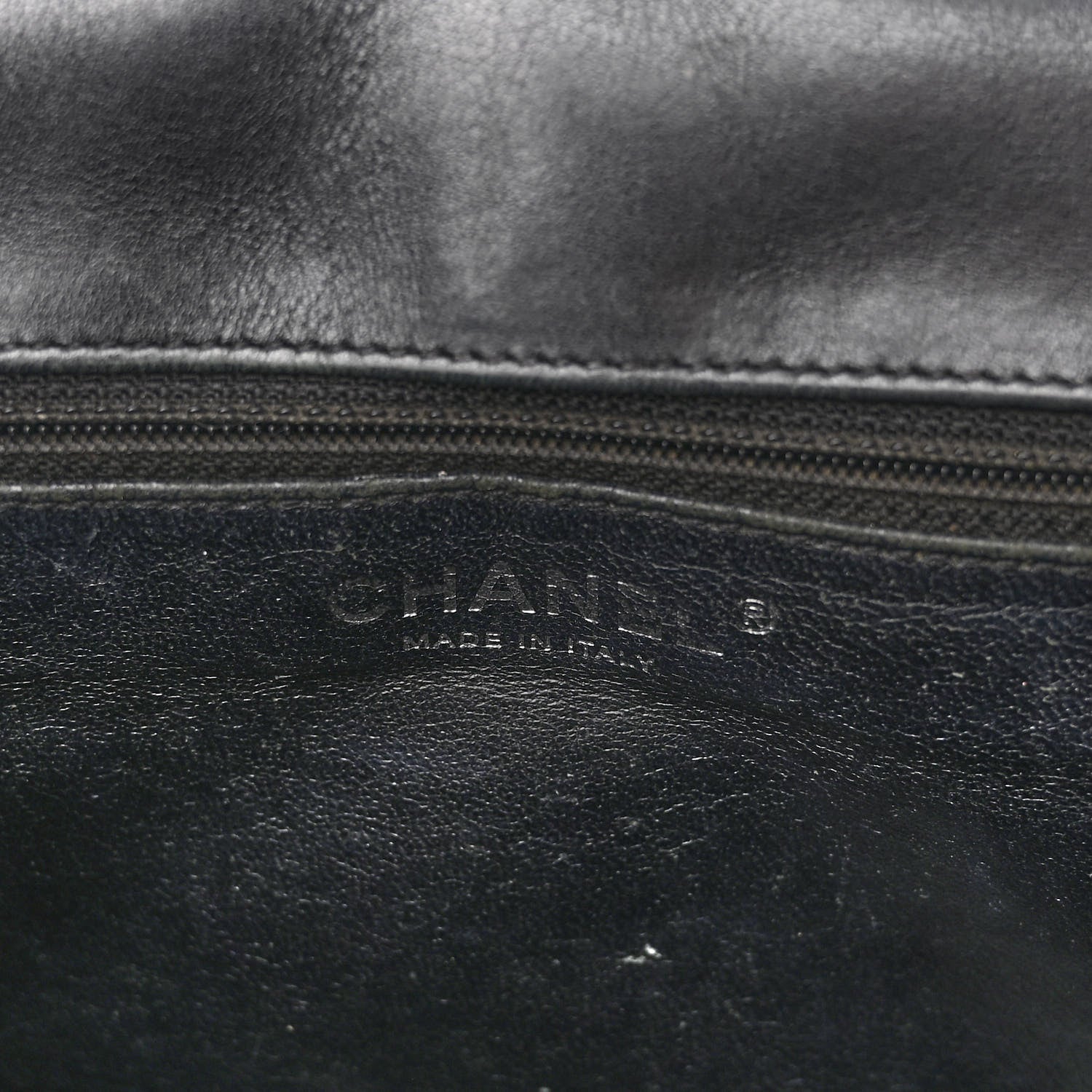 Chanel Patent Chevron Quilted Medium Single Flap Black 6 of 12