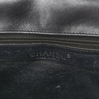 Chanel Patent Chevron Quilted Medium Single Flap Black 6 of 12
