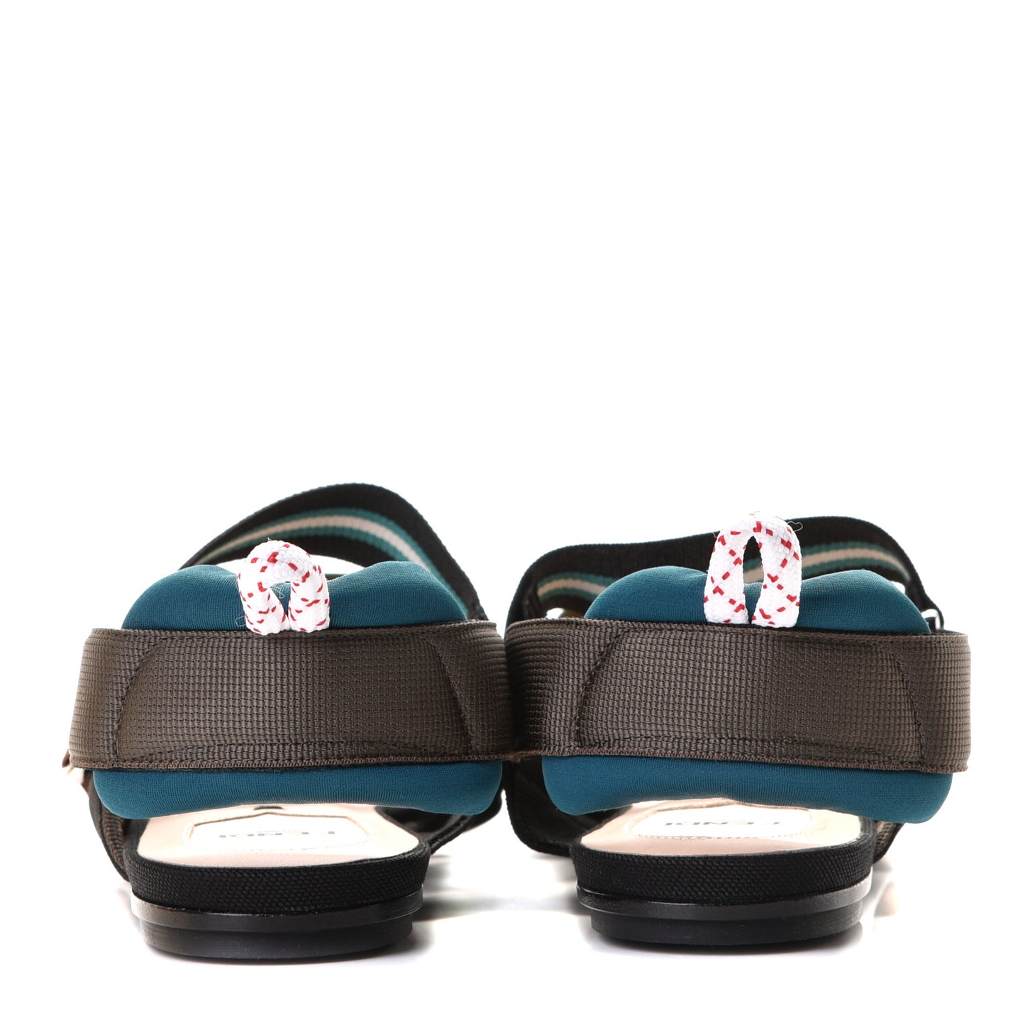Technical Mesh Colibri Slingback Ballerina Flats 39 Green Multicolor