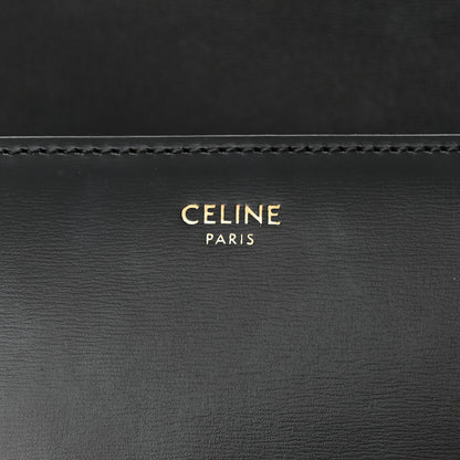 Celine Shiny Calfskin Small Triomphe Black 6 of 10