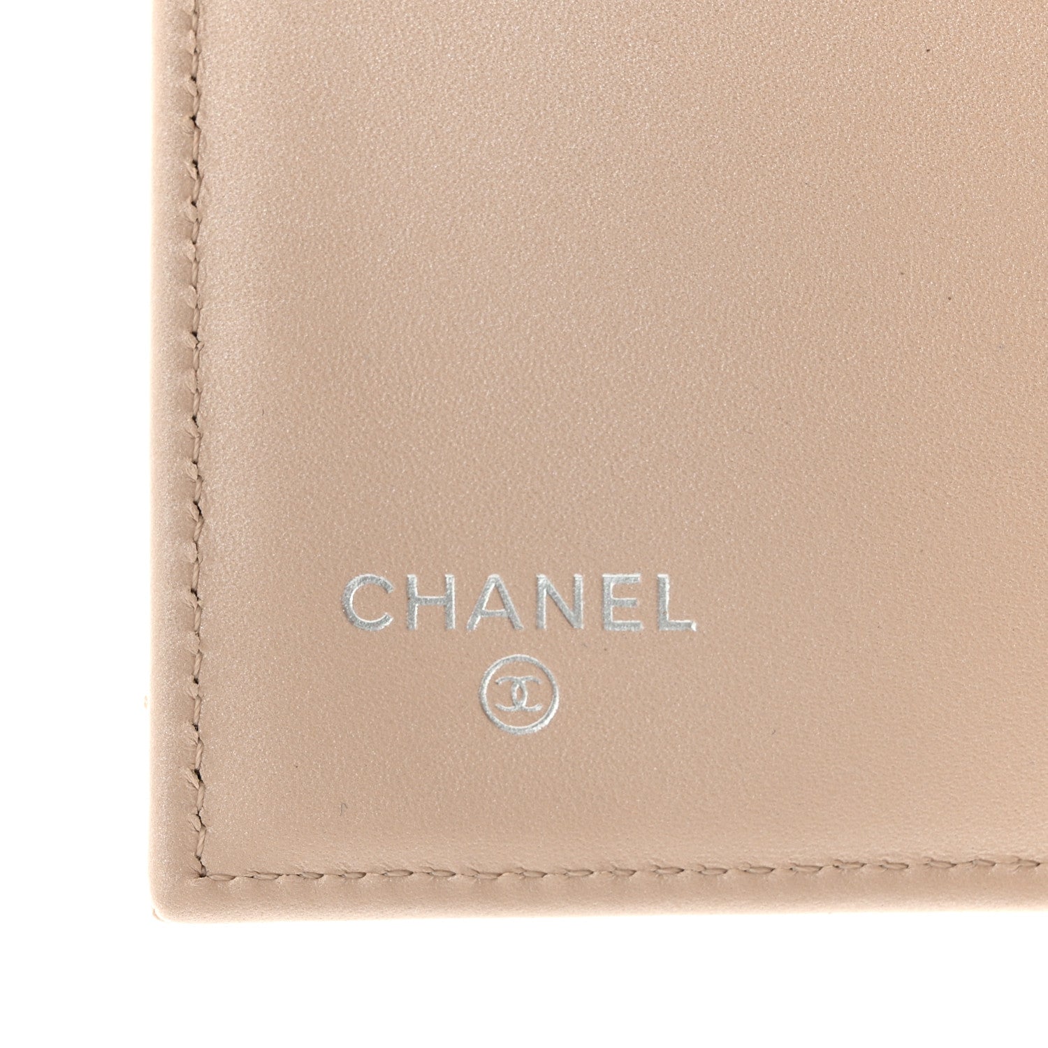 Chanel Pearly Caviar Quilted Large Gusset Flap Wallet Dark Beige 6 of 11