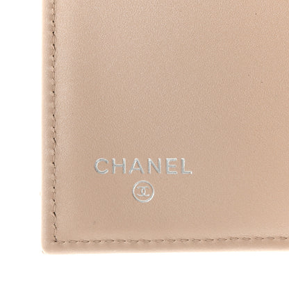 Chanel Pearly Caviar Quilted Large Gusset Flap Wallet Dark Beige 6 of 11