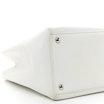 Chanel Calfskin Cerf Executive Shopper Tote White 12 of 18
