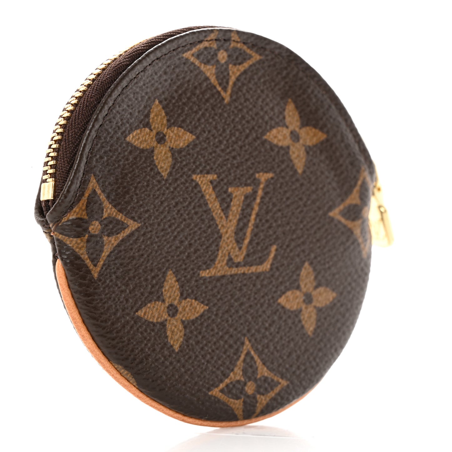 Monogram Round Coin Purse