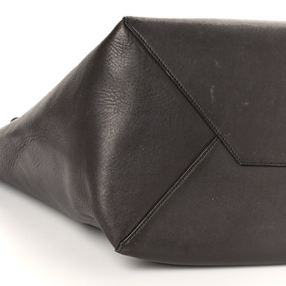 Celine Smooth Calfskin Medium Belt Cabas Phantom Dark Brown 7 of 10