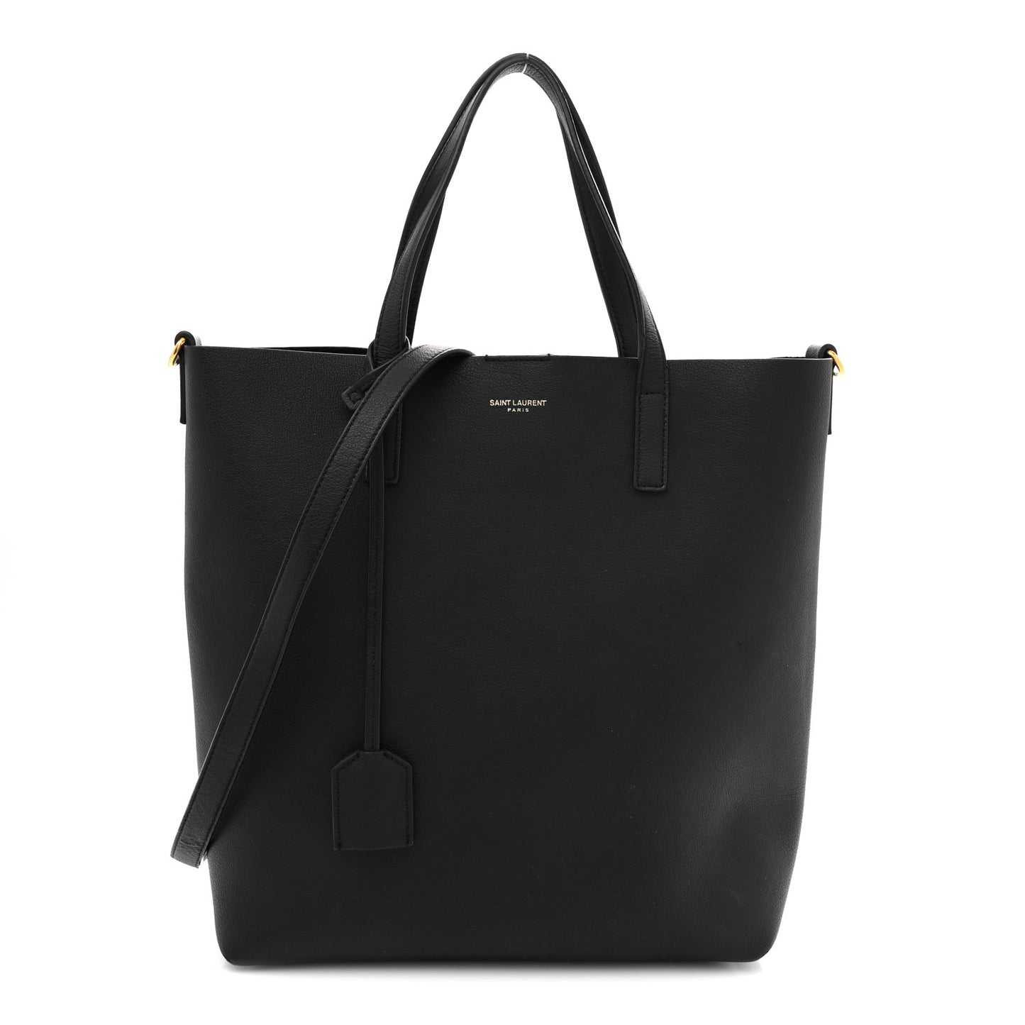 Calfskin Toy Shopping Tote Black